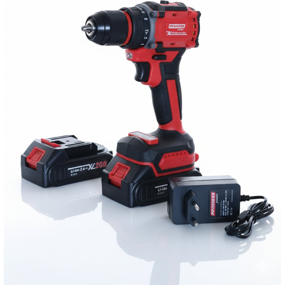 Изображение товара Аккумуляторная дрель-шуруповерт PROKRESSPOWER Li-ion 20V 2,0Ач CD-20/60 BL Xline 60Hm 2 АКБ + ЗУ Prokress power 00-00002303