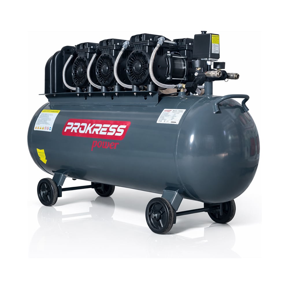 Компрессор PROKRESSPOWER 100 л/ресивер 5100 Вт 945 л/мин Breeze 100/945 PROKRESS безмасляный 8 атм РБ000035734