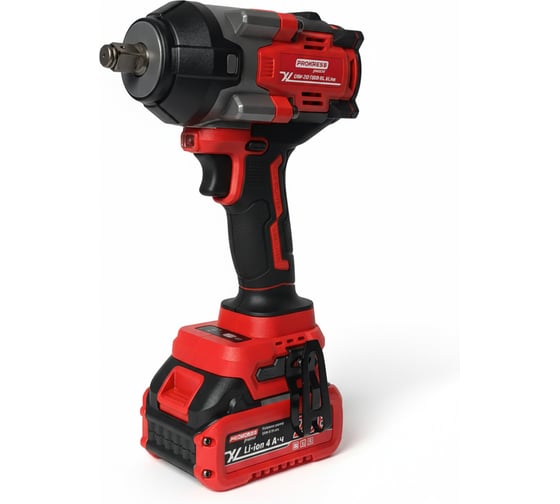 Изображение товара Аккумуляторный гайковерт PROKRESSPOWER Li-ion 20V 4,0Ач DIW-20/1200 BL XLine 1/2 1200Hm 2 АКБ + ЗУ Prokress power 00-00002717