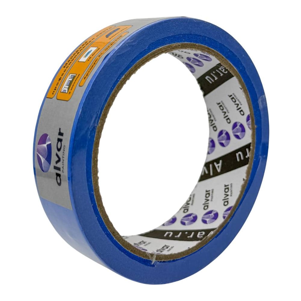Изображение товара Малярная профессиональная лента Alvar уф-и атмосферостойкая 25мм, 25м, синяя (комплект из 5 штук) AL-OT2525B_5