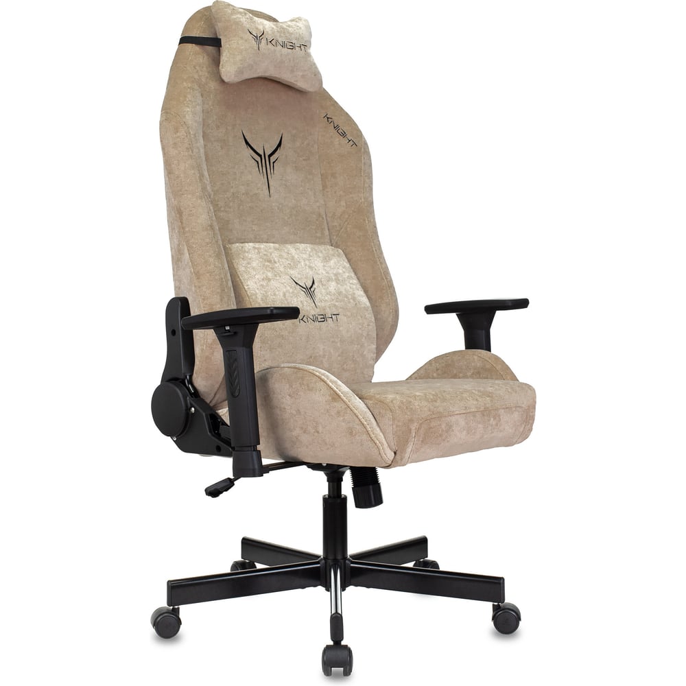 Изображение товара Игровое кресло Бюрократ Knight N1 Fabric бежевый Light-21 для комфортных игр и работы