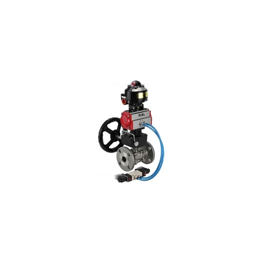 Изображение товара Шаровой кран DN25 DN25 Ру40 КШФПТ.304.180 Ду25 с фланцевым соединением