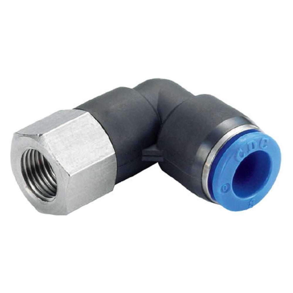 Изображение товара Фитинг L-образный CDC Pneumatics 8мм с наруж. мет. резьбой PLF 08G01