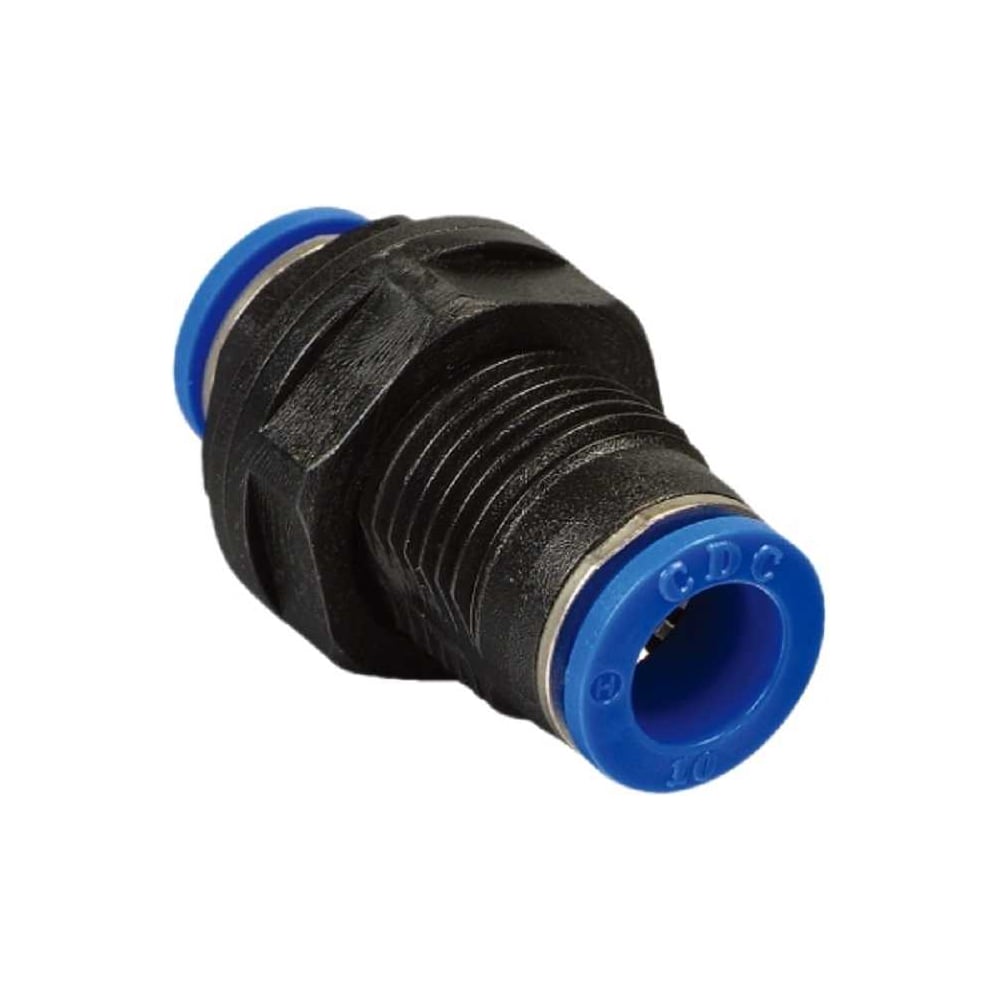 Изображение товара Цанговое проходное соединение CDC Pneumatics пластик, 6мм PMP 06N Изображение товара Цанговое проходное соединение CDC Pneumatics пластик, 6мм PMP 06N