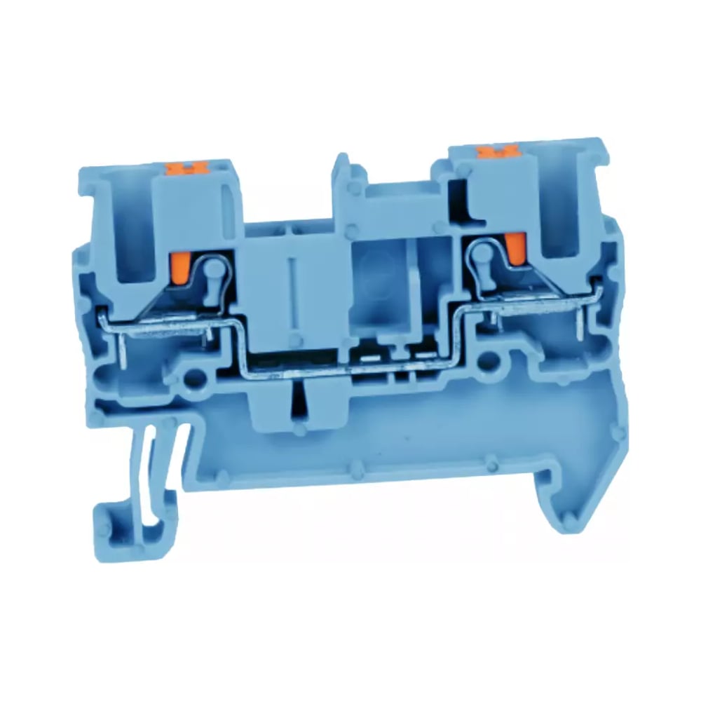 Изображение товара Клемма проходная UPUN UJ6-2.5(BU) с двумя точками фиксации, 24A, 800V, синий Изображение товара Клемма проходная UPUN UJ6-2.5(BU) с двумя точками фиксации, 24A, 800V, синий