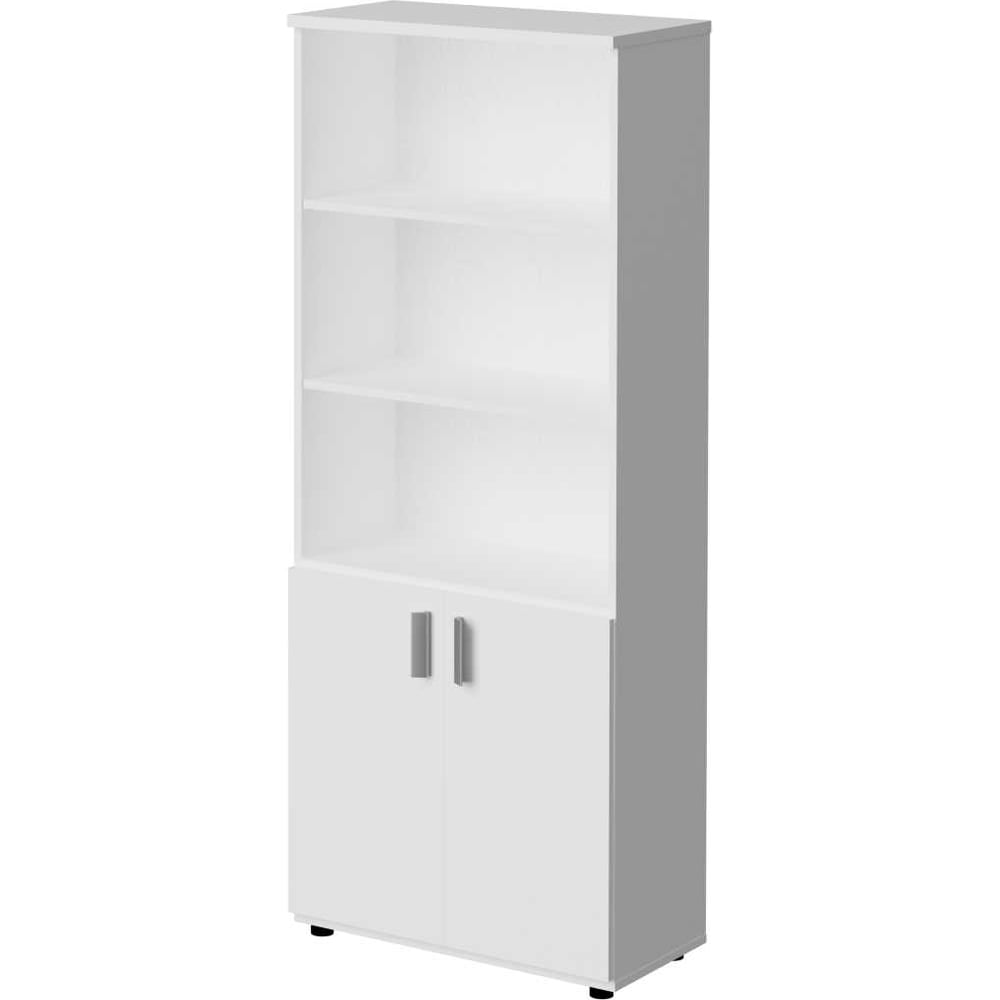 Изображение товара Шкаф для документов полуоткрытый высокий Альянс мебель Белый 800х400х1980 ШДПВ