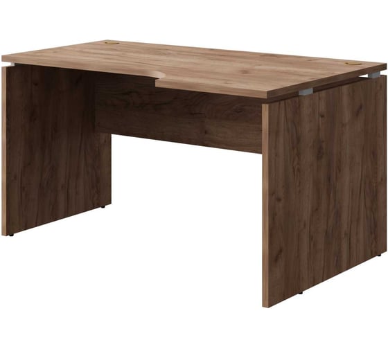 Изображение товара Стол письменный угловой правый Альянс мебель STAR 1400х900/700х750 С.СПУ-14.9Пр Дуб крафт табачный