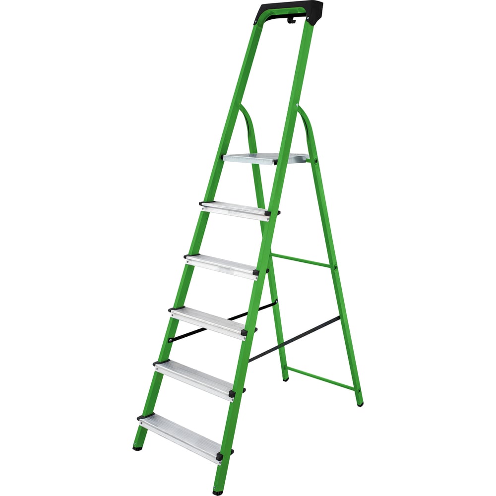 Изображение товара Стремняка Новая Высота сталь/алюминий NV 1135, 1х6 ступ. 80 мм, органайзер, зел., черн. Башмак 1135106-021