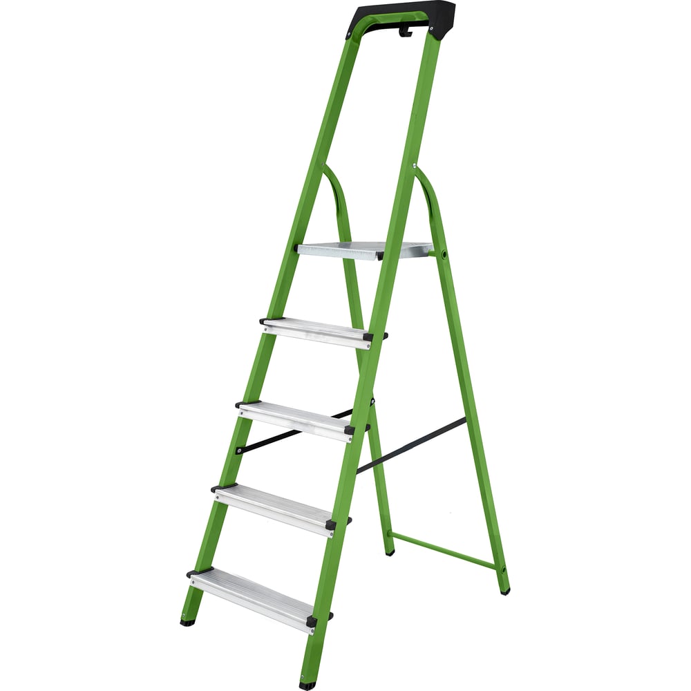 Изображение товара Стремняка Новая Высота сталь/алюминий NV 1135, 1х5 ступ. 80 мм, органайзер, зел., черн. Башмак 1135105-021