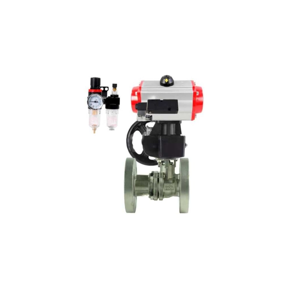 Изображение товара Кран шаровой DN.ru КШ.Ф.П.316.200 Ду25 Ру40 фланцевый полнопроходной