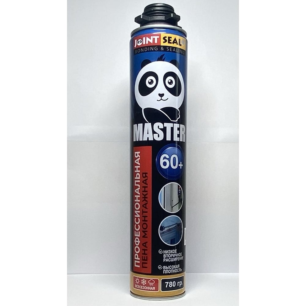 Изображение товара Пена монтажная JointSeal PUFOAM MASTER Всесезонная 780 г Изображение товара Пена монтажная JointSeal PUFOAM MASTER Всесезонная 780 г