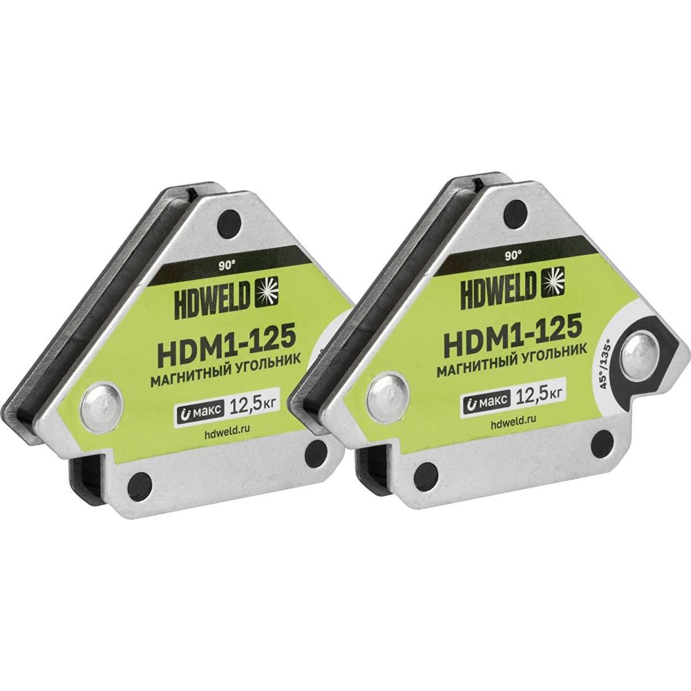 Изображение товара Угольник магнитный HDWeld 2 шт. HDM1-125