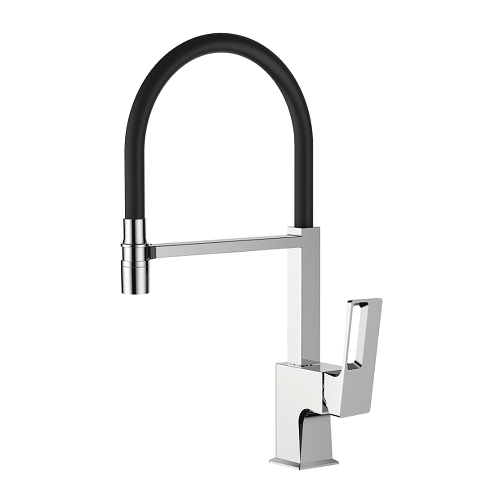 Смеситель для кухни Ledeme с гибким изливом L4092-2