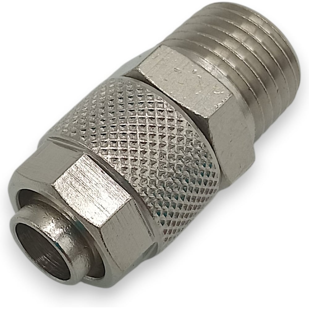 Изображение товара Фитинг Контактная Механика KMBC10-02 Никелированная латунь 10 мм - 1/4 М Изображение товара Фитинг Контактная Механика KMBC10-02 Никелированная латунь 10 мм - 1/4 М