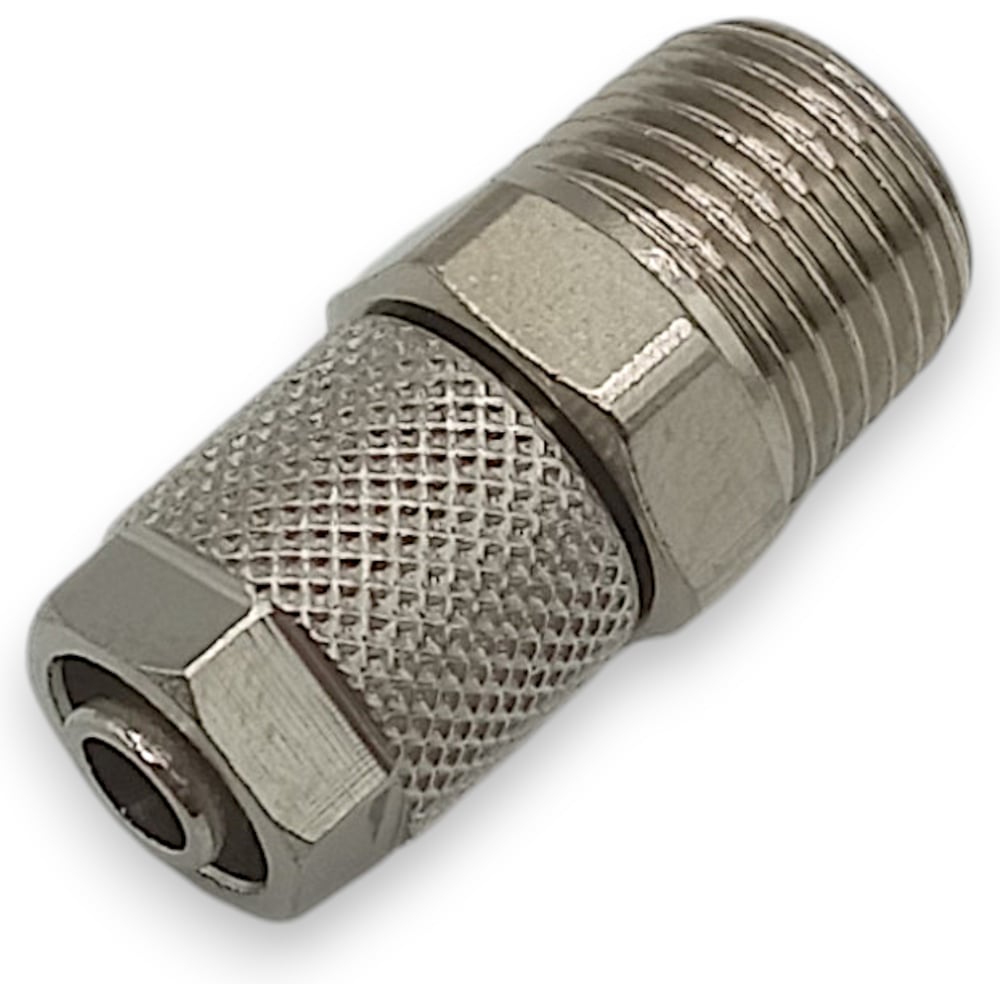 Изображение товара Фитинг Контактная Механика KMBC06-01 6 мм - 1/8М никелированная латунь