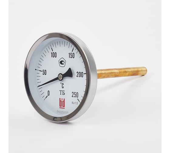 Изображение товара Биметаллический термометр BD ТБ 150Т/200 (0-350 °C), G 1/2, 1,5 рос, 51626152123