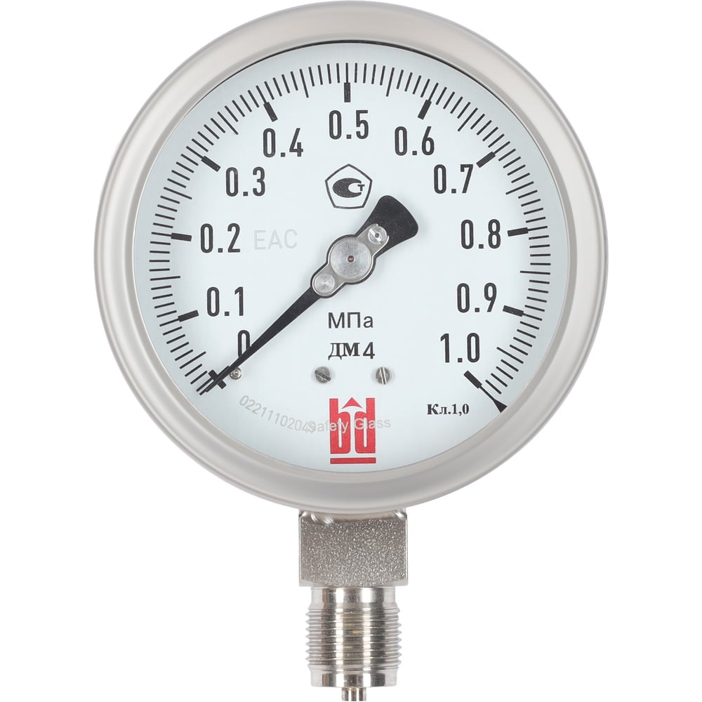 Изображение товара Манометр BD ДМ 4 100 Р 0-16 кгс/см² М20х1.5 IP65