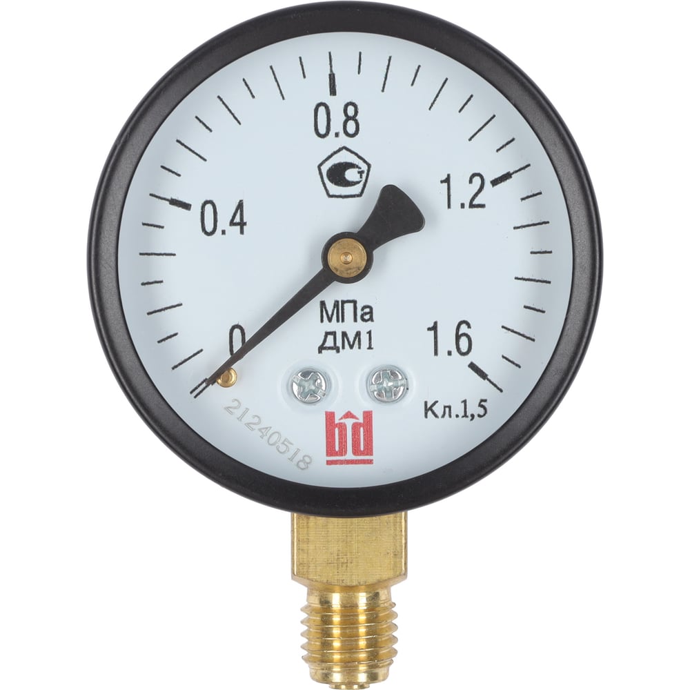 Изображение товара Манометр BD ДМ 1 Т2 100 Р Главная характеристика