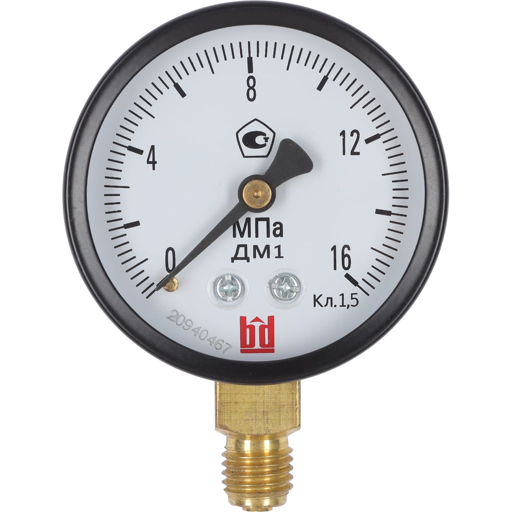 Изображение товара Манометр BD 11511116241923Т2 0-16 МПа