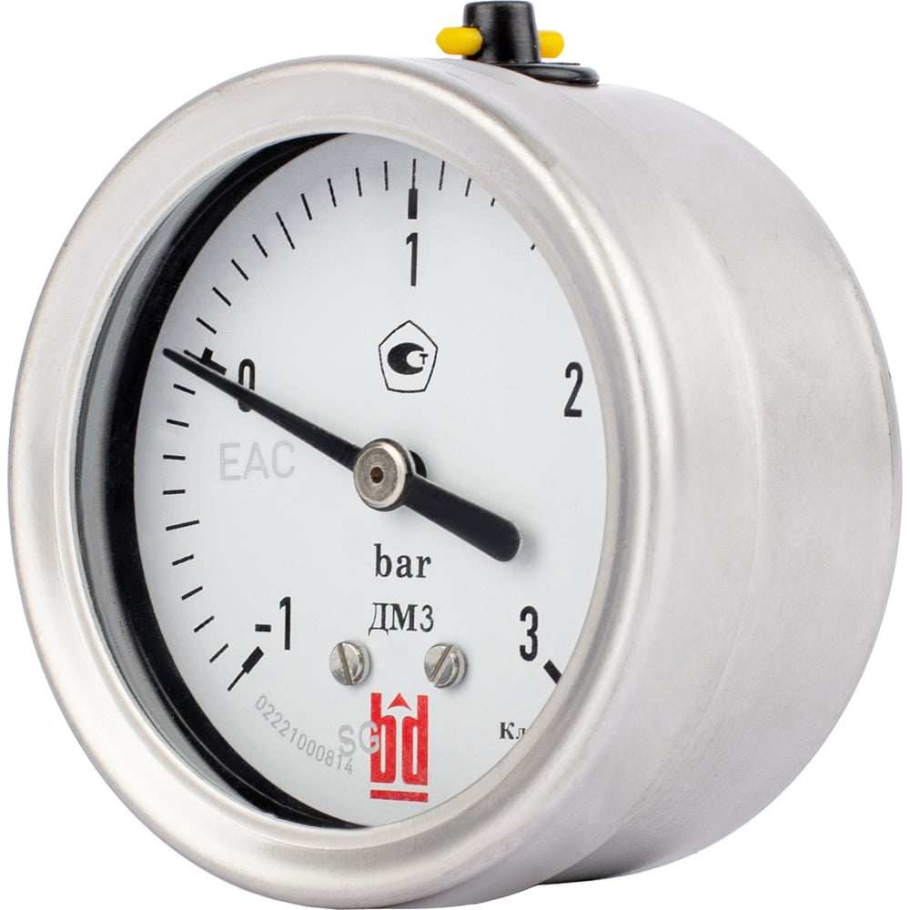 Изображение товара Манометр BD ДМ 3 063 Т (0-10) бар, кл. 1,5, 1/4 NPT, 133221262625