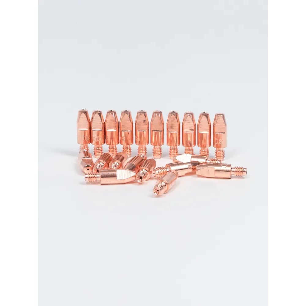 Изображение товара Наконечник сварочный PLAZWELD М6х28х0.8мм, Cu-Е, 20шт 140.0051-20 Изображение товара Наконечник сварочный PLAZWELD М6х28х0.8мм, Cu-Е, 20шт 140.0051-20