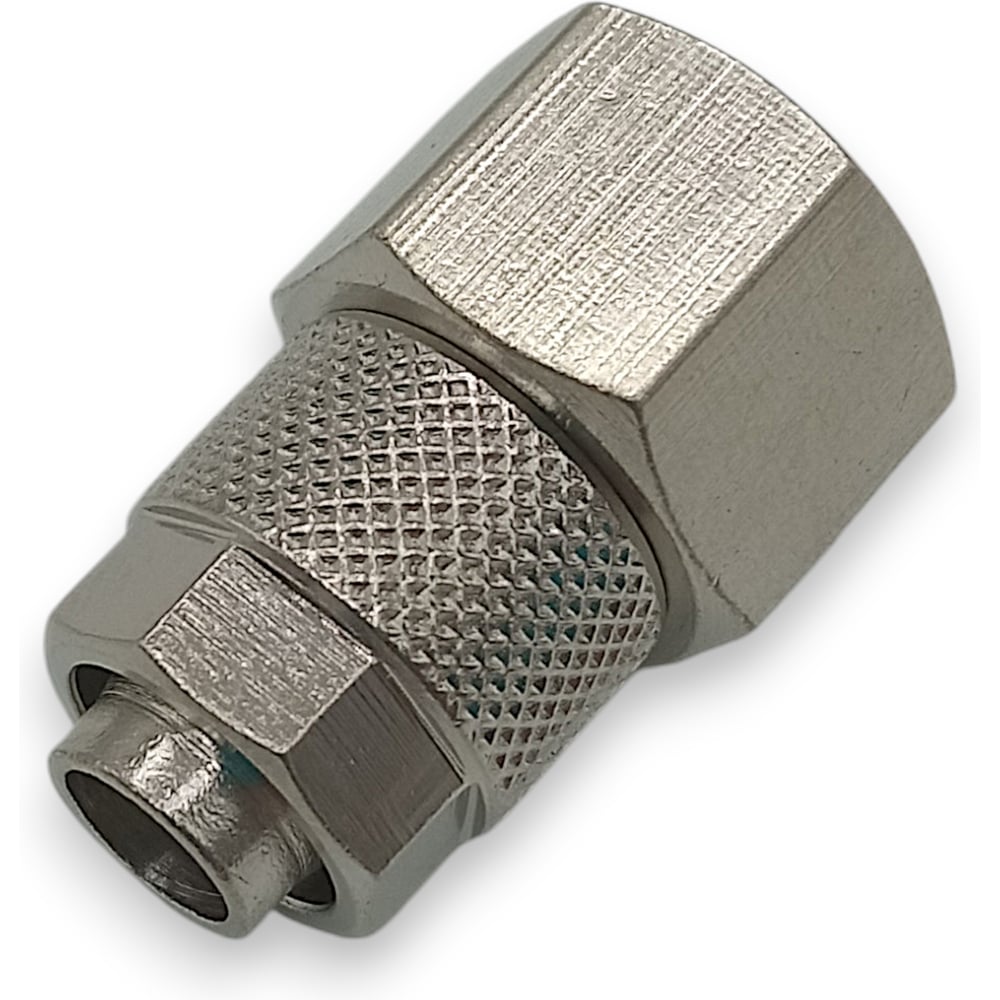 Изображение товара Фитинг KMBCF10-G02 никелированная латунь 10 мм 1/4F Изображение товара Фитинг KMBCF10-G02 никелированная латунь 10 мм 1/4F