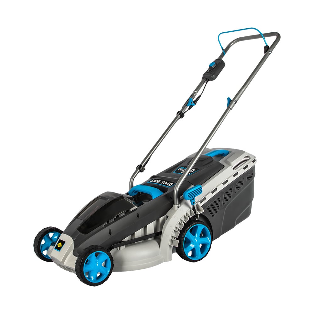 Изображение товара Газонокосилка аккумуляторная DDE BlueTech LMB 3840 (38 см, 25 - 75 мм, сборник 40л, без ЗУ и АКБ) 912-358