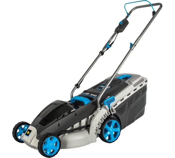 Изображение товара Газонокосилка аккумуляторная DDE BlueTech LMB 3840 (38 см, 25 - 75 мм, сборник 40л, без ЗУ и АКБ) 912-358