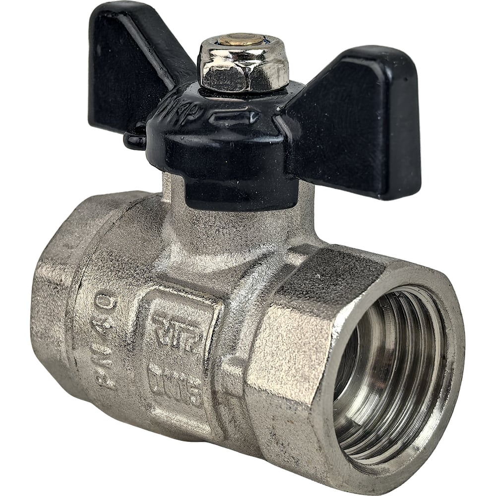 Изображение товара Кран шаровой RTP латунный 1/2-1/2 DN16 PN40 бабочка Изображение товара Кран шаровой RTP латунный 1/2-1/2 DN16 PN40 бабочка