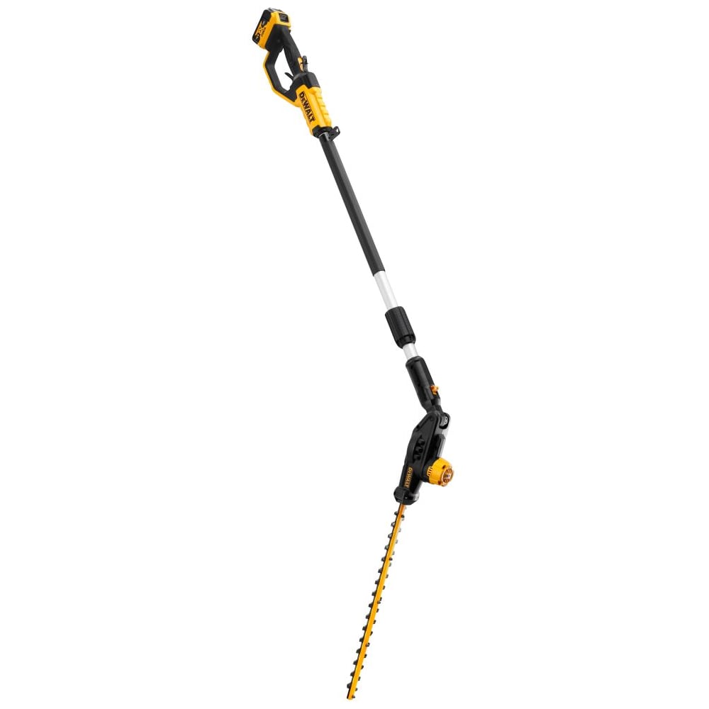 Изображение товара Аккумуляторный кусторез-высоторез Dewalt DCMPH566P1, 18 В, 55 см, 2800 ход/мин, с АКБ 5 Ач и ЗУ DCMPH566P1-QW Изображение товара Аккумуляторный кусторез-высоторез Dewalt DCMPH566P1, 18 В, 55 см, 2800 ход/мин, с АКБ 5 Ач и ЗУ DCMPH566P1-QW