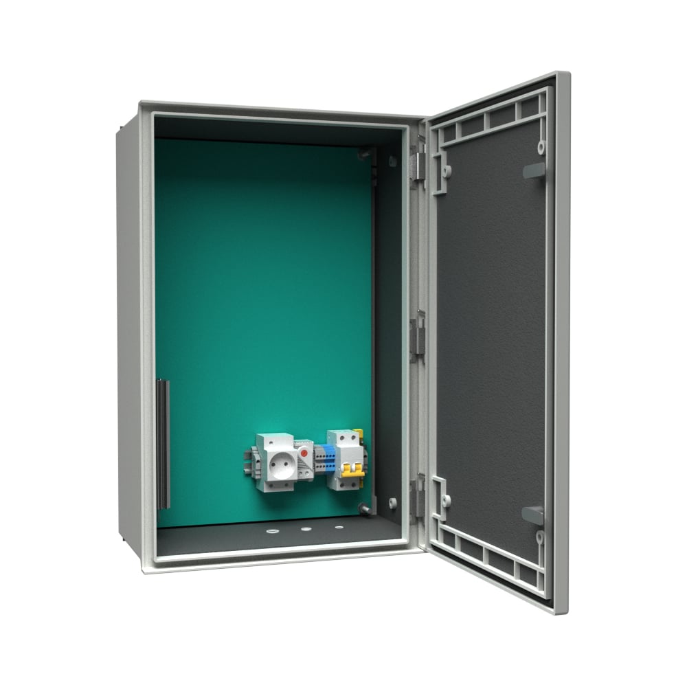 Изображение товара Уличный радиопроницаемый термошкаф АМАДОН с обогревом. Габариты, мм: Ш400хВ600хГ230. ТШО130.Р-40.60.23-PL