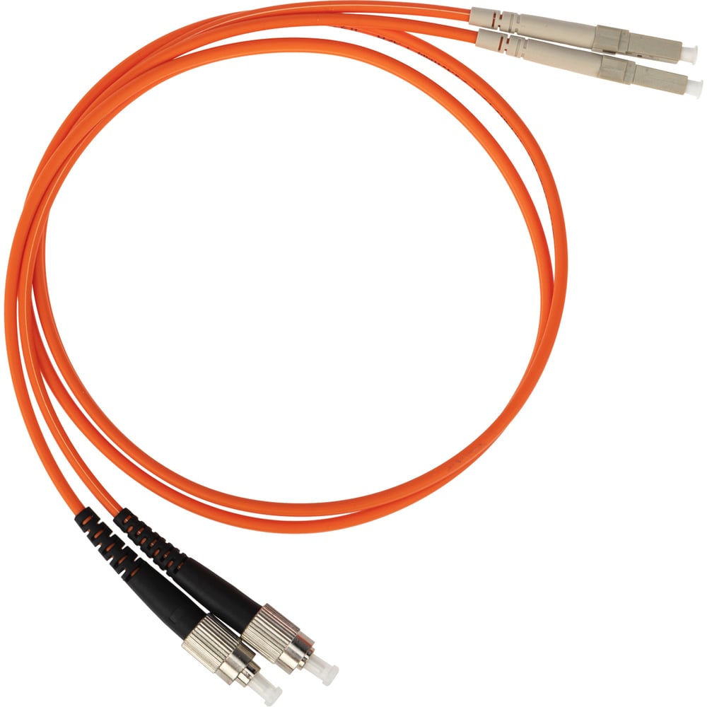 Изображение товара Патч-корд оптический REXANT MM 50/125 OM2 LC/UPC-FC/UPC Duplex LSZH 1м 50-3267