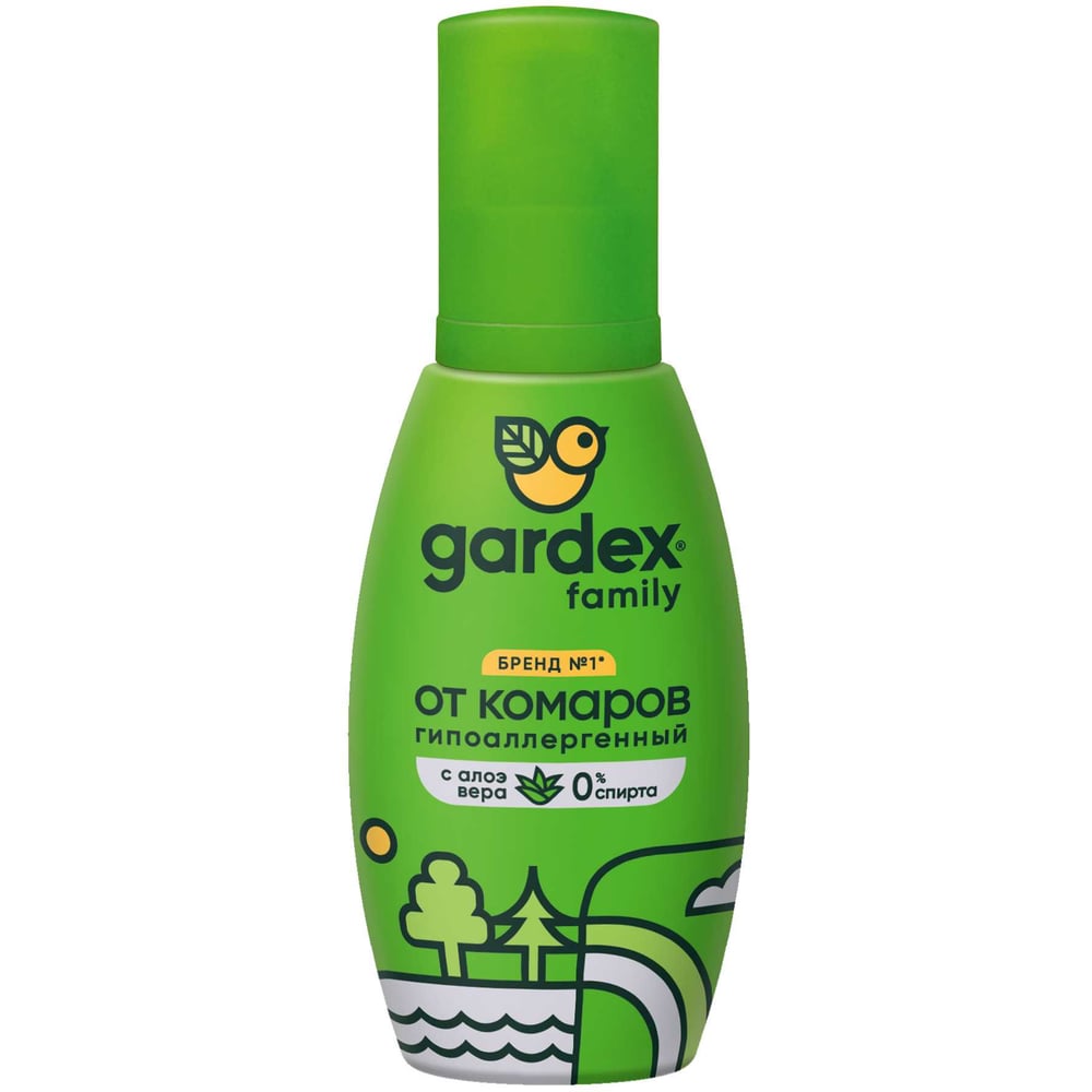 Изображение товара Спрей Gardex Family от комаров 100 мл Изображение товара Спрей Gardex Family от комаров 100 мл