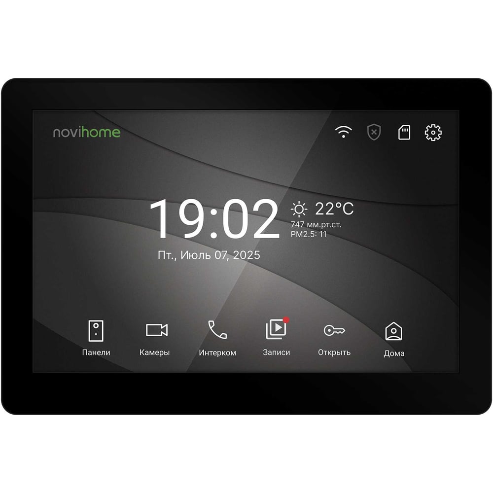 Изображение товара Видеодомофон Novihome Render 10: сенсорный 10.1", 2 панели, 3 камеры, AHD/CVBS Изображение товара Видеодомофон Novihome Render 10: сенсорный 10.1", 2 панели, 3 камеры, AHD/CVBS