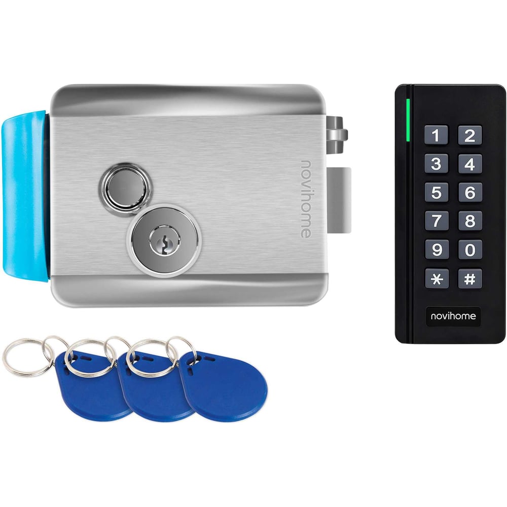 Изображение товара Комплект СКУД Novihome RIM LOCK KIT v., контроллер СКУД и электромеханический замок 4185