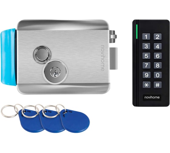 Изображение товара Комплект СКУД Novihome RIM LOCK KIT v., контроллер СКУД и электромеханический замок 4185