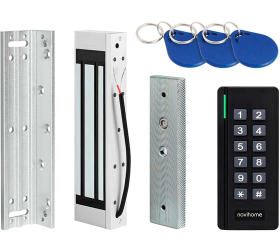Изображение товара Комплект СКУД Novihome MAGNETIC LOCK KIT v., контроллер СКУД с электромагнитным замком 4186