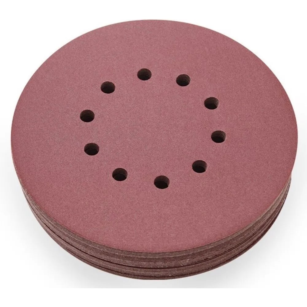 Изображение товара Шлифовальные круги Vitatools 225 мм для жирафа 10 отверстий, Р400, 20 штук R-225-P400-20-10