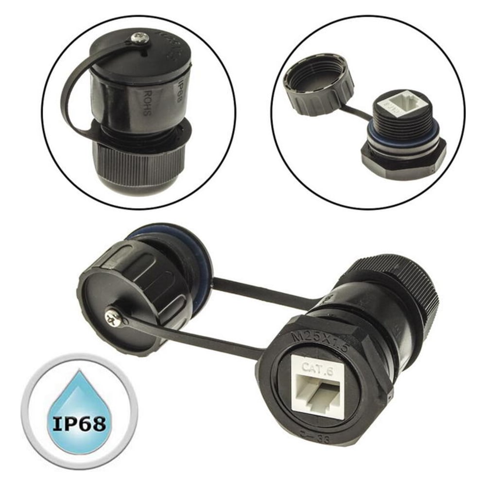 Изображение товара Разъем герметичный RUICHI RJ45M25Z1-6AG2 107889