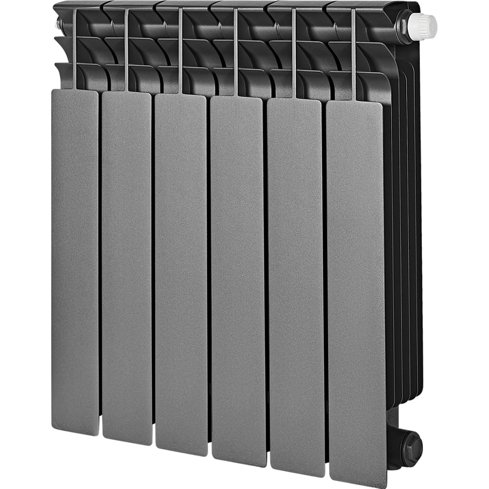 Изображение товара Радиатор биметаллический STOUT SRB-3320-050006 7024 TITAN VENTIL 500 6 секций RG009457RS2CVJ