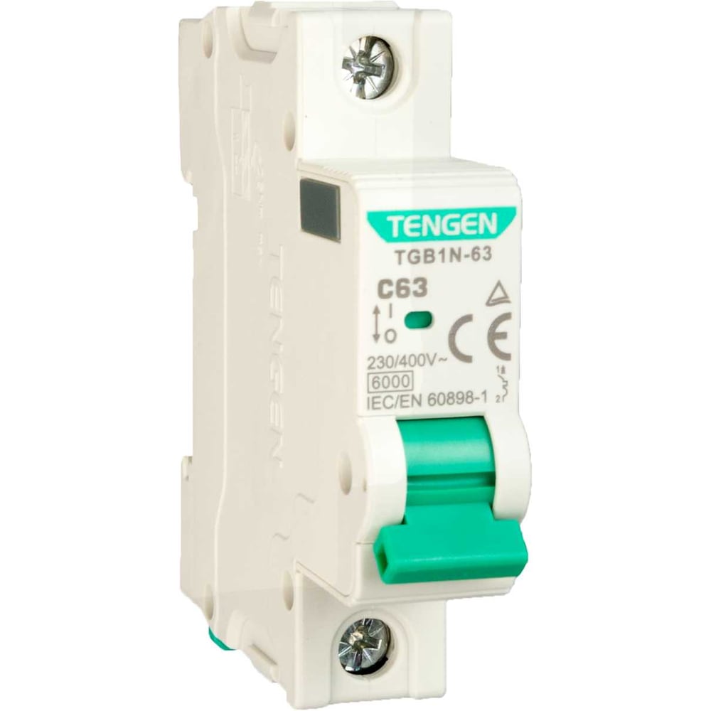Изображение товара Автоматический выключатель TENGEN TGB1N-63-1PC63 1P 63А