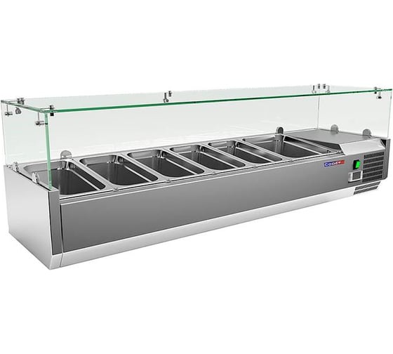Изображение товара Витрина холодильная COOLEQ настольная VRX 1500/380 53656