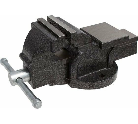 Изображение товара Слесарные тиски CNIC 100 мм 4" неповоротные, массивные, с наковальней LT83104 50843