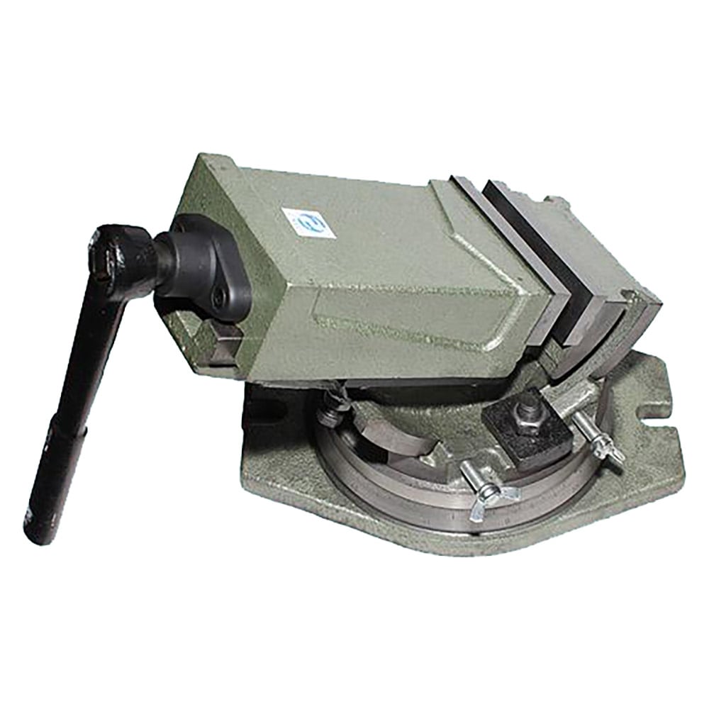 Изображение товара Станочные тиски CNIC глобусные 125 мм поворотные, ход 95 мм, шкала-град., закрытый винт LTH125K 67333