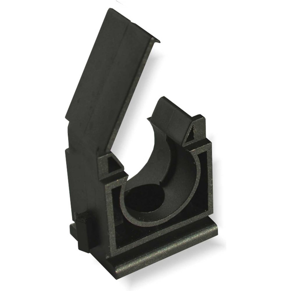 Изображение товара Фитинг пластиковый Weyer WQSC-AD54.5B - держатель с защелкой, полиамид, цвет черный, гофра диам. 54,5 мм, -30C-+100C WE2201800