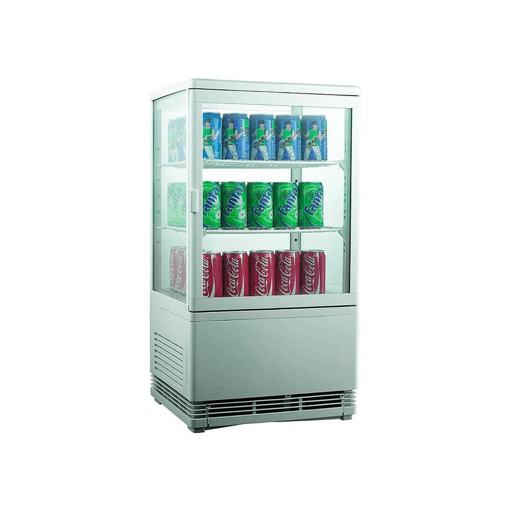 Изображение товара Витрина холодильная COOLEQ CW-58 WhITE 81418