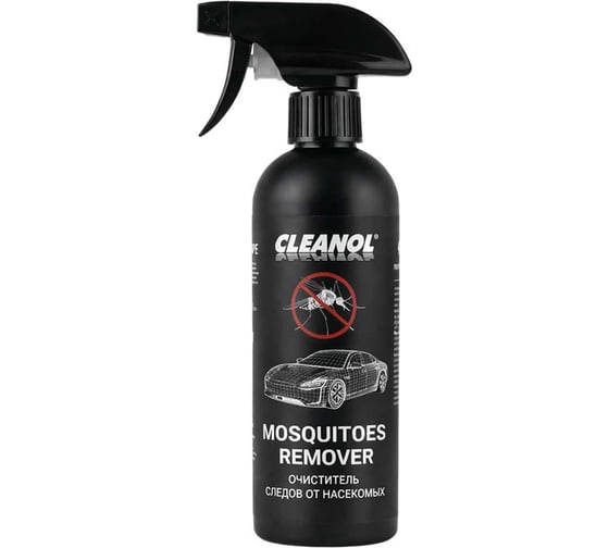 Изображение товара Очиститель следов от насекомых флакон 500 мл MOSQUITOES REMOVER CLEANOL 0.500/0014