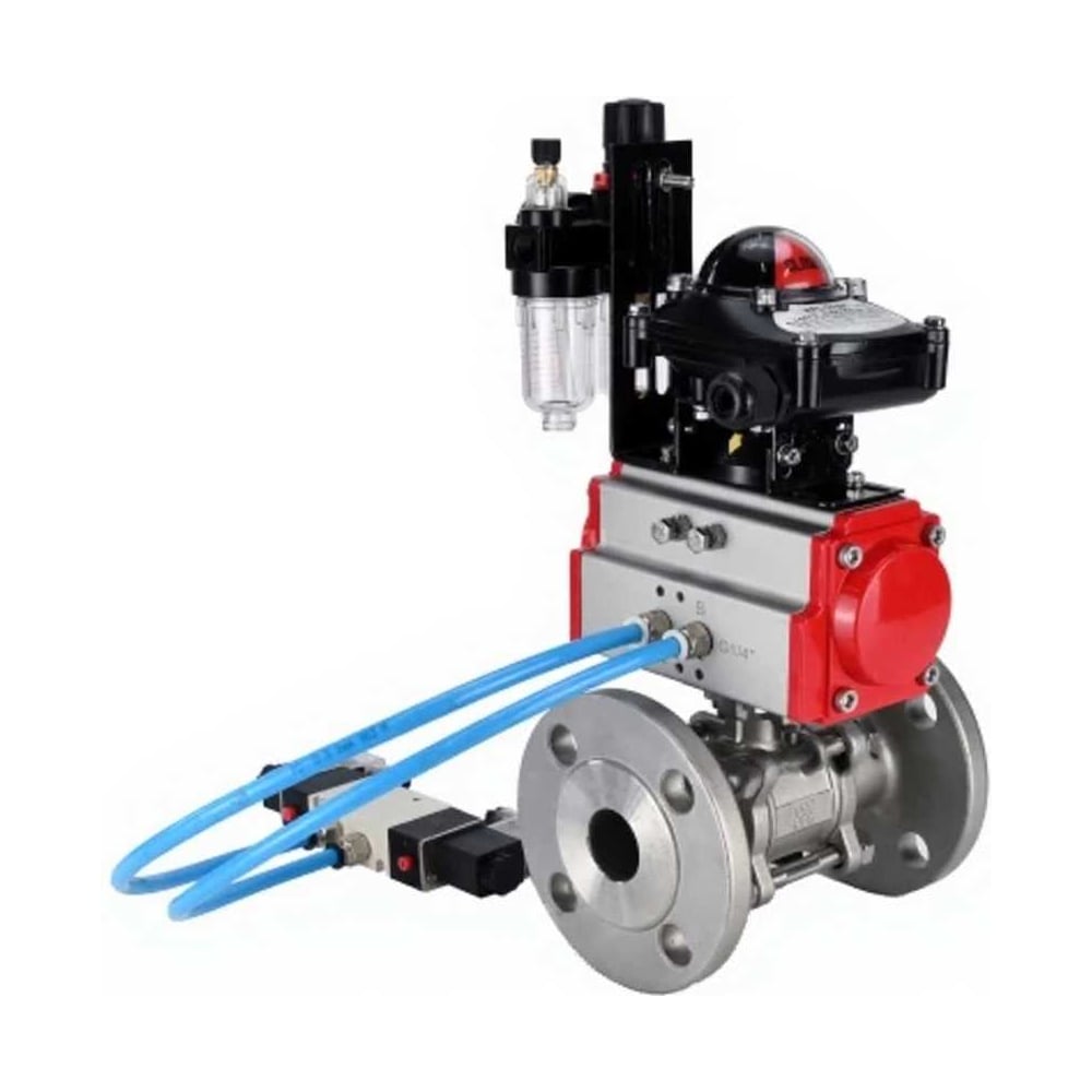 Изображение товара Кран шаровой DN40 PN40 фланцевый, нержавеющая сталь, DN.ru КШФПТ.304.180