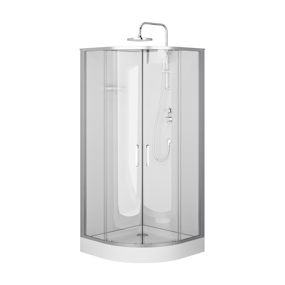 Изображение товара Душевая кабина AM.PM Above 90x90 Объемный набор с верхним душем