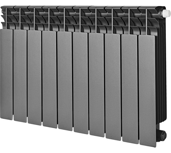 Изображение товара Радиатор биметаллический STOUT SRB-3320-050010 7024 TITAN VENTIL 500 10 секций RG009457RS2PNL